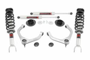 31240 | Rough Country 3 Inch Lift Kit For Ram 1500 4WD (2012-2018 ) / 1500 Classic (2019-2023) | M1 Monotube Strut, M1 Monotube Shocks