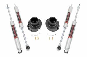 37741 | Rough Country 2.5 Inch Leveling Kit For Ram 2500 (2014-2023) / 3500 (2013-2023) 4WD | M1 Shock, Factory Rear Coil Spring
