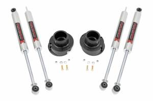 Rough Country - 37740 | Rough Country 2.5 Inch Leveling Kit For Ram 2500 (2014-2023) / 3500 (2013-2023) 4WD | M1 Shock, Factory Rear Leaf Spring - Image 1
