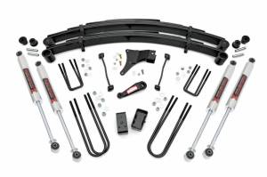 Rough Country - 49440 | Rough Country 4 Inch Lift Kit With Rear Blocks For Ford F-250/F-350 Super Duty 4WD | 1999-1999 | Pre-Production 3-1-1999 | M1 Shocks - Image 1