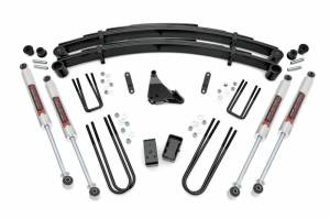 49540 | Rough Country 4 Inch Lift Kit With Rear Blocks For Ford F-250/F-350 Super Duty 4WD | 1999-2004 | M1 Shocks