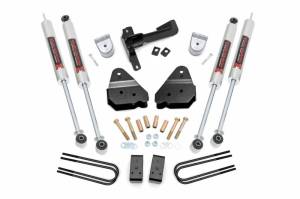 50240 | Rough Country 3 Inch Lift Kit With Rear Blocks For Ford F-250 Super Duty 4WD | 2017-2022 | M1 Shocks