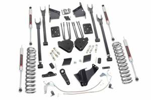 56540 | Rough Country 6 Inch Lift Kit For Ford F-250 Super Duty 4WD | 2011-2014 | Diesel, Rear Factory Overload Springs, M1 Shocks