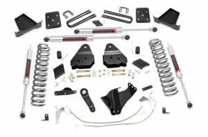56640 | Rough Country 6 Inch Lift Kit For Ford F-250 Super Duty 4WD | 2011-2014 | Gas, Rear Factory Overloads, M1 Shocks
