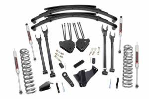 58340 | Rough Country 6 Inch Lift Kit For Ford F-250/F-350 Super Duty 4WD | 2005-2007 | Gas, M1 Shocks
