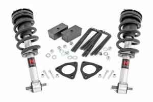 1340 | Rough Country 2.5 Inch Leveling Lift Kit For Chevrolet Silverado / GMC Sierra 1500 | 2007-2018 | M1 Monotube Struts