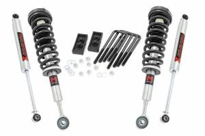 57040 | Rough Country 2 Inch Lift Kit With Lifted Struts For Ford F-150 4WD | 2004-2008 | M1 Struts, M1 Rear Shocks