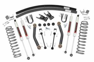 62340 | Rough Country 4.5 Inch Lift Kit With Add A Leaf (AAL) For Jeep Cherokee XJ 2/4WD | 1984-2001 | M1 Shocks