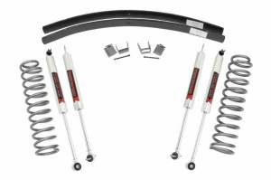 Rough Country - 67040 | Rough Country 3 Inch Lift Kit For Jeep Cherokee XJ | 1984-2001 | M1 Shocks, Rear Add-a-leaf - Image 1