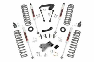 68140 | Rough Country 4 Inch Lift Kit For Jeep Wrangler 2/4WD | 2007-2018 | M1 Shocks