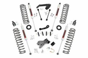 68240 | Rough Country 4 Inch Lift Kit Jeep Wrangler JK 4WD | 2007-2018 | M1 Shocks