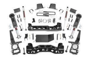 Rough Country - 57540 | Rough Country 6 Inch Lift Kit For Ford F-150 4WD | 2014 | M1 Struts With M1 Rear Shocks - Image 1