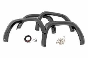 F-T11413-1J9 | Rough Country Pocket Fender Flares For Toyota Tundra 2/4WD (2022-2025) | Celestial Silver Metallic
