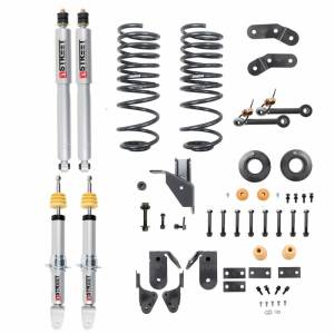 1063SP | Belltech 1 to 3 Inch Front / 4 to 5 Inch Rear Complete Lowering Kit with Street Performance Shocks (2019-2023 Ram 1500)