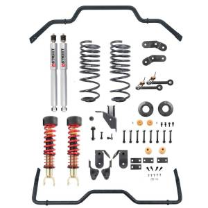 1063HK | Belltech 1 to 3 Inch Front / 4 to 5 Inch Rear Complete Lowering Kit with Height Adjustable Front Coilovers & Sway Bars (2019-2023 Ram 1500)
