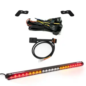 447178 | Baja Designs RTL 30 Inch LED Rear Tail Light Kit For Polaris RZR Pro XP / RZR Turbo R | Clear, With Turn Signal