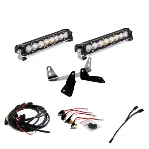 447660 | Baja Designs S8 Dual 10 Inch Grille LED Light Bar Kit For Ford F-150 | 2018-2020