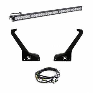 447666 | Baja Designs OnX6+ 50 Inch Roof Mount LED Light Bar Kit For Jeep Gladiator JT / Wrangler JL | 2018-2023 | Driving/Combo Light Pattern, Clear, Toggle Wiring