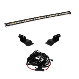 447758 | Baja Designs S8 50 Inch Roof Mount LED Light Bar Kit For Ford Bronco | 2021-2023 | Driving/Combo Light Pattern, Clear, Toggle Wiring