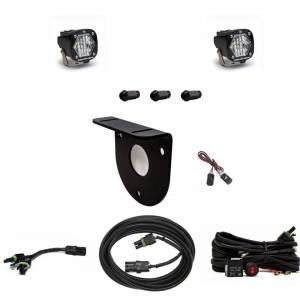 447766 | Baja Designs S1 Dual Reverse Light Kit For Ford Bronco | 2021-2023 | Wide Cornering Light Pattern, Clear, Toggle Wiring, No License Plate Mount
