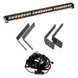 447792 | Baja Designs S8 30 Inch Grille Upper Mount LED Light Bar Kit For Ford F-250 / F-350 Super Duty | 2011-2016