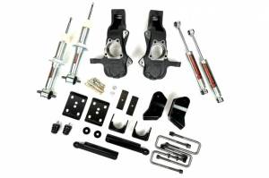 93219 | McGaughys 2.5 Inch Front / 4 Inch Rear Lowering Kit 2019-2025 GM 1500 Trucks 2WD/4WD