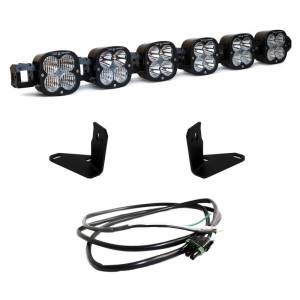 447750UP | Baja Designs XL Sport Bumper Linkable LED Light Bar Kit For Ford Bronco | 2021-2023 | Multi-Pattern Light Pattern, Clear, Upfitter Wiring, With OE Steel Bumper