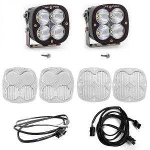 447752UP | Baja Designs XL Pro A-Pillar LED Light Pod Kit For Ford Bronco | 2021-2023 | Spot Light Pattern, Clear, Upfitter Wiring