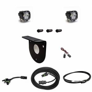 447766UP | Baja Designs S1 Dual Reverse Light Kit For Ford Bronco | 2021-2023 | Wide Cornering Light Pattern, Clear, Upfitter Wiring, No License Plate Mount