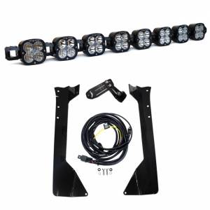 447099 | Baja Designs XL Sport Linkable Roof Mount LED Light Bar Kit For Jeep Wrangler JK | 2007-2018 | Multi-Pattern Light Pattern, Clear