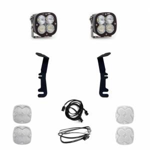 Baja Designs - 447772 | Baja Designs XL80 A-Pillar LED Light Pod Kit For Ram 1500 TRX | 2021-2022 | Driving/Combo Light Pattern, Clear - Image 1