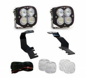 Baja Designs - 448072 | Baja Designs XL Sport A-Pillar LED Light Pod Kit For Toyota Tundra / Sequoia | 2022-2023 | Driving/Combo Light Pattern, Clear - Image 1