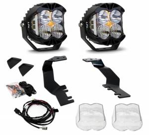 Baja Designs - 448075 | Baja Designs LP4 A-Pillar LED Light Pod Kit For Toyota Tundra / Sequoia | 2022-2023 | Driving/Combo Light Pattern, Clear - Image 1