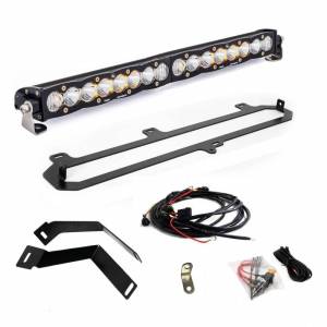 Baja Designs - 448078 | Baja Designs S8 20 Inch LED Light Bar Behind Bumper Kit For Toyota Tundra / Sequoia | 2022-2023 | ONLY Fit TRD Grill, Driving/Combo Light Pattern, Clear - Image 1
