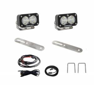Baja Designs - 448082 | Baja Designs S2 Sport Auxiliary LED Light Pod For Toyota Tundra | 2022-2023 | Pair, Wide Cornering Light Pattern, Clear, Universal - Image 1