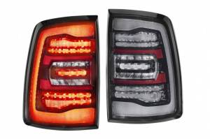 Morimoto - LF724 | Morimoto XB LED Tail Lights For Dodge Ram | 2009-2018 | Pair, Smoked (Gen 2) - Image 1
