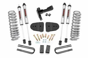 43670 | Rough Country 3 Inch Suspension Lift Kit With V2 Monotube Shocks (2023-2024 F250 Super Duty 4WD | Diesel Engine)