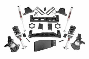 23640 | Rough Country 6 Inch Lift Kit For Chevrolet Silverado / GMC Sierra 1500 4WD | 2007-2013 | M1 Struts, M1 Rear Shocks