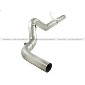 49-42016 | aFe Power Large Bore HD 5 Inch 409 Stainless DPF Back Exhaust System - No Tip