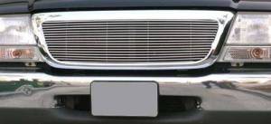 20676 | T-Rex Billet Series Grille | Horizontal | Aluminum | Polished | 1 Pc | Insert