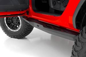 90804 | Rough Country Heavy Duty Rock Sliders (2021-2024 Bronco 4WD | 2 Door)
