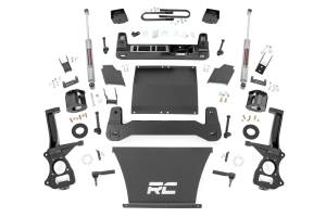 Rough Country - 26631 | Rough Country 6 Inch Lift Kit For GMC Sierra 1500 2/4WD | 2019-2024 | 4.3L, 5.3L, 6.2L Engine; Factory Mono-leaf Spring, Strut Spacers With Rear N3 Shocks - Image 1