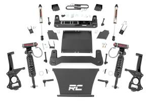 26657 | Rough Country 6 Inch Lift Kit Vertex Coilovers / V2 Rear Shocks (2019-2024 Sierra 1500 2WD/4WD | 4.3L, 5.3L, 6.2L Gas Engine | Mono Leaf Springs)