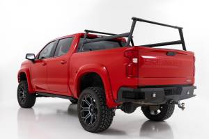 10201 | Rough Country Full Height Aluminum Bed Rack (2019-2025 Silverado 1500 2WD/4WD)