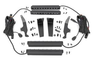 Rough Country - 70898 | LED Light | Grille Mount | 10" Black | Ford Super Duty (20-21) - Image 1