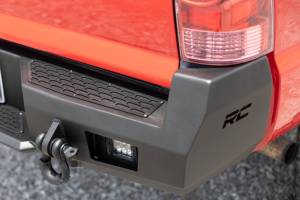 Rough Country - 10812 | Rough Country Rear Steel Bumper With 2" Flush Mount LED Lights For Toyota Tacoma 2/4WD | 2005-2015 - Image 8