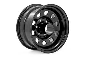 Rough Country - RC158545 | Black Steel Wheel | 15x8 | (5x4.5) - Image 1