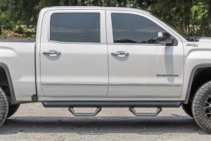 Rough Country - 11009A | Rough Country SRX2 Adjustable Aluminum Step For Crew Cab Chevrolet Silverado/GMC Sierra 1500, 2500HH & 3500HD | 2007-2019 - Image 8