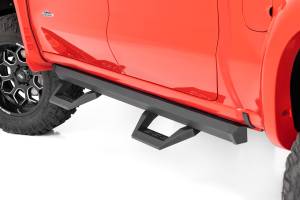 Rough Country - 11003A | Rough Country SRX2 Adjustable Aluminum Step (2019-2025 Silverado, Sierra 1500 2WD/4WD | 2020-2025 Silverado, Sierra 2500 HD 2WD/4WD | Crew Cab) - Image 2