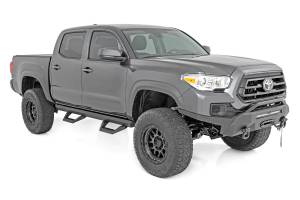 Rough Country - 71000A | Rough Country SRX2 Adjustable Aluminum Steps For Double Cab Toyota Tacoma 2WD/4WD | 2005-2023 - Image 3
